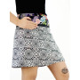 taille unique, fermeture éclair, femme, taille ajustable, boutonnée, réversible, amovible, sacoche, trapèze, modulable.