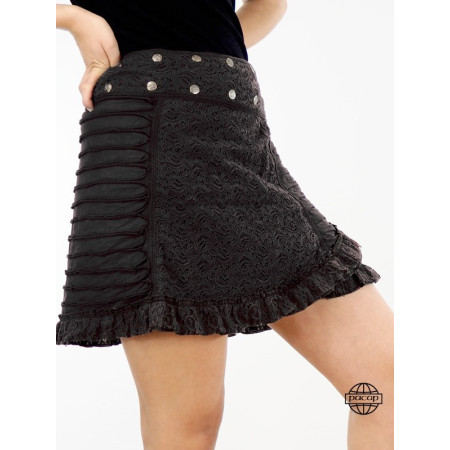 grossiste vetement indien inde jupe dentelle coton femme collection pacap
