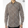 chemise rayée à manches longues