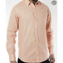 chemise manche longue originale petite fleurs