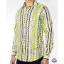 Chemise à Rayures Vintage Boutonnée pour Homme