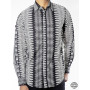 chemise motif à thème squelette fête mexicaine tête de mort ossement