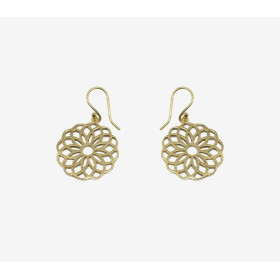 Boucles d'Oreilles Traditionnelles en Laiton Pièces Uniques.