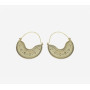 Boucles d'Oreilles Moyennes Bohème Gitane Modèle Ancien Revisité.