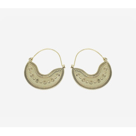 Boucles d'Oreilles Moyennes Bohème Gitane Modèle Ancien Revisité.