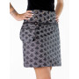Jupe été, transformable, zip, jupe avec pochette, ceinture imprimé, Boutons-pressions, réversible, portefeuille.