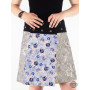jupe rgande taille reversible viscose fluide