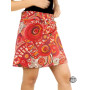 jupe midi originale fendu asymétrique coupe droite taille haute en coton, boutique, fabricant