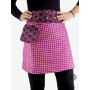 Jupe Rose Originale Fermeture Éclaire Taille Réglable du 34 au 46