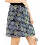 jupe originale fendu asymétrique coupe droite taille haute en coton, boutique, fabricant