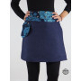 Jupe Réversible en Jean Ceinture Zippée et sa Pochette – TORNY