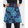 Jupe Réversible en Jean Ceinture Zippée et sa Pochette – TORNY