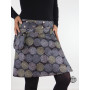 Jupe Réversible en Jean Noir Ceinture Réglable Zippée – DANBA