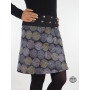Jupe Réversible en Jean Noir Ceinture Réglable Zippée – DANBA