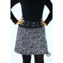 Jupe en Jeans Noir Taille Unique et Réglable Ceinture Réversible – ...