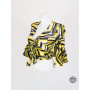 Haut Jaune Manches Mi-longues Taille Unique