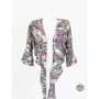 Haut à nouer viscose motif bohème