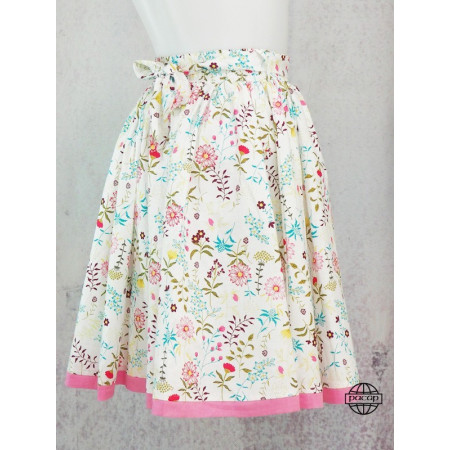Jupes longues, petite fille, ceinture à nouer, évasée, ruban, bébé, à volant, fillette, taille élastique.