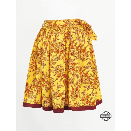 Jupes Longues, petite fille, fillette, ceinture à nouer, ruban , taille élastique. à volant.