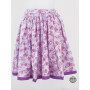 Jupe marisa biolette avec petits papillons rose à flanelles cette jupe longue est disponible de 2 ans à 12 ans