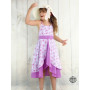 Robe été débardeur sans manches à bretelles violette