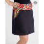Jupe portefeuille Colorée Taille Ajustable Femme Impression Numerique