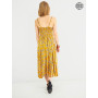 robe mi-longue, robe sans manches, robe femme, robe décontractée, robe évasée