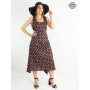Robe fluide, robe d'été, robe longue, robe noire, robe framboise, robe d'été, robe fluide, robe sans manches