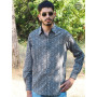 chemise tribale homme cintrée