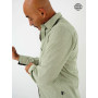 PACAP | Chemise Classe Coupe Ajustée Motif à Pois Vert pour Lui