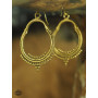 Bijoux porté pour femme en laiton or