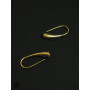 Boucles d'oreilles femme sobre et simple luxe