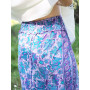 jupe culotte fluide imprimé fleuri taille unique