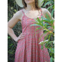 robe été femme ceinture smockée fines bretelles réglables