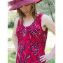 Robe tunique taille unique de plage pour femme avec col rond