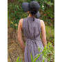 robe longue femme avec liens fini volanté
