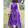 Robe bretelles larges, robe de plage, robe liens à nouer, robe imprimé, robe femme