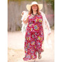 Robe Longue Rouge Taille Unique Imprimée Fleuri - SIRO