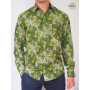 chemise verte imprimé africain homme
