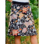 jupe patineuse jupe asymétrique jupe fendue jupe 2en1 motif fleuri fleurs floral