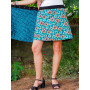 Jupe réversible, ceinture fine, boutons pression, taille ajustable, jupe été, jupe femme, jupe a fleurs