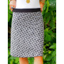 jupe patineuse jupe asymétrique coupe droite imprimé original jupe longue