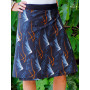 jupe taille réglable jupe réversible 2 en 1 taille ajustable boutons pressions ceinture réglable