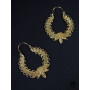 boucles oreilles rondes femme dorées boho bohème