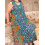 robe verte grande taille imprimé mandala pour femme