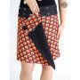 jupe réversible taille réglable pour femme ceinture a pression