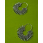 Boucles d'oreilles bijoux argentés en métal