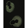 Boucles d'oreilles soleil maya simples et originales