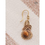 Pendentif D'Oreilles Ethniques pour Femme à Pierres Faits Main - C4