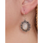 Pendants D'Oreilles Fantaisie Pierres Semi-précieuses - C1